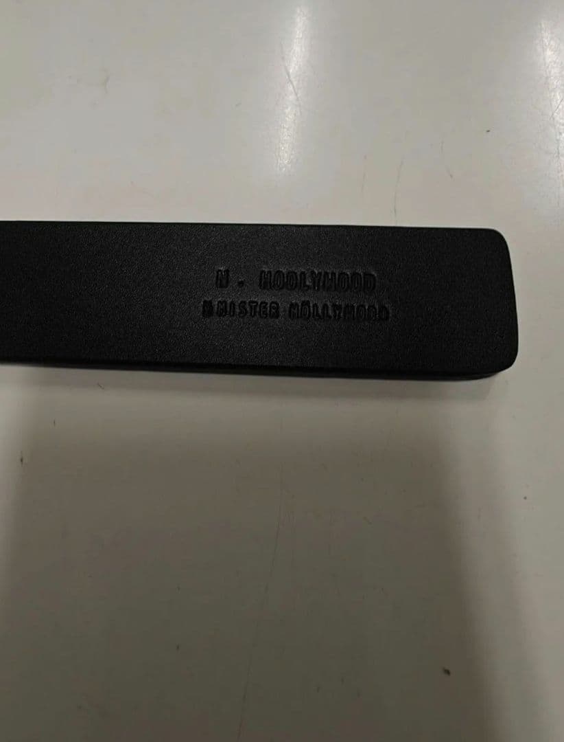 値下げ不可　N. HOOLYWOOD ブラックレザーベルト