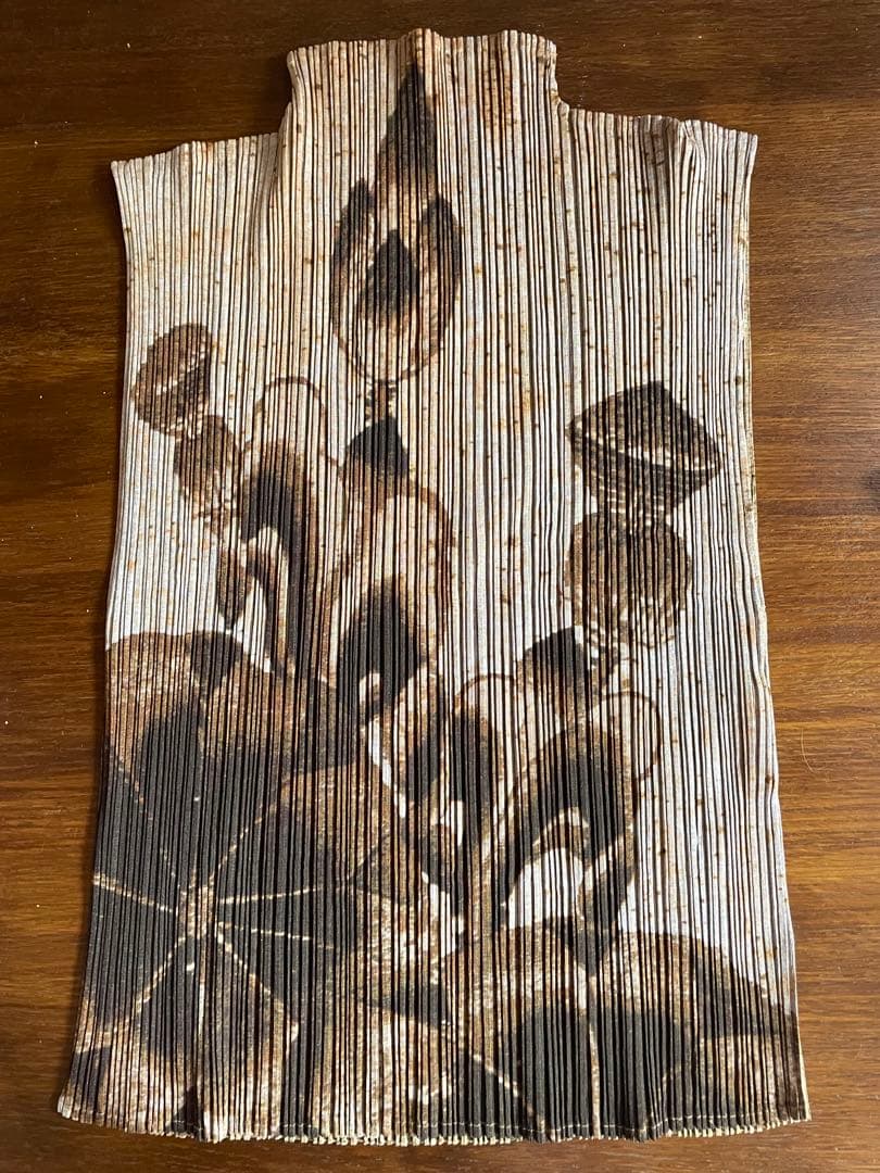 アートプリント プリーツタンクトップ サイズ3