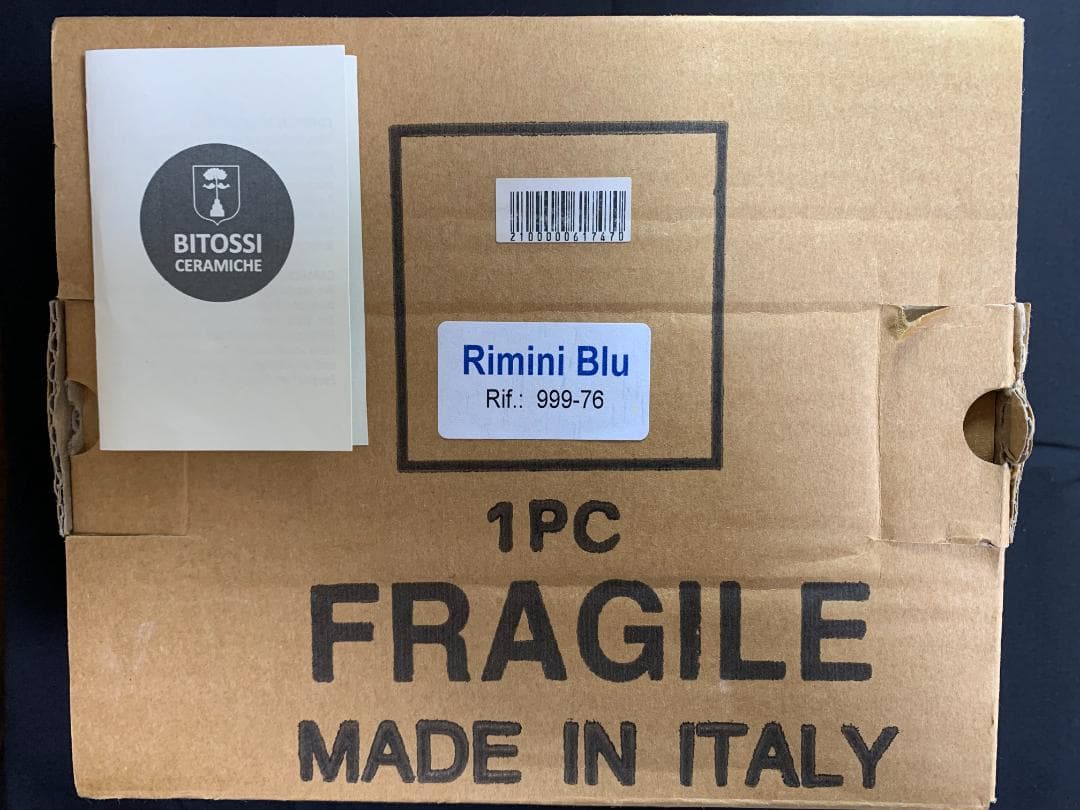 Bitossi ビトッシ Rimini Blu リミニブルー #76 Box 箱