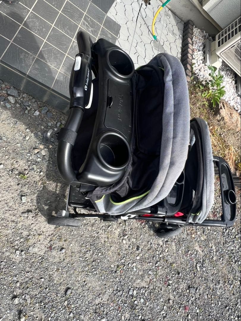 coco　ダブルベビーカー ブラック/グレー