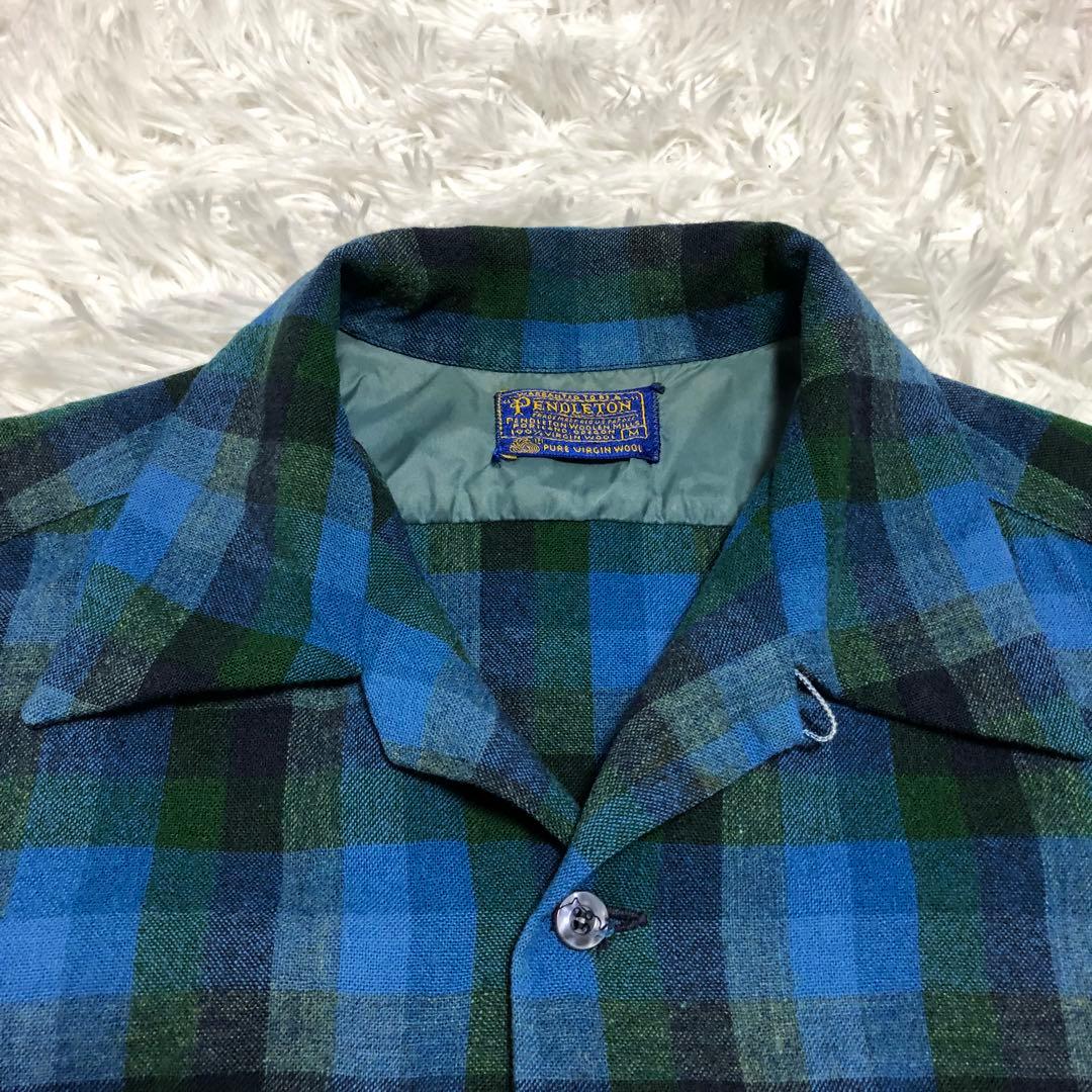 ペンドルトン　ボードシャツ　70s