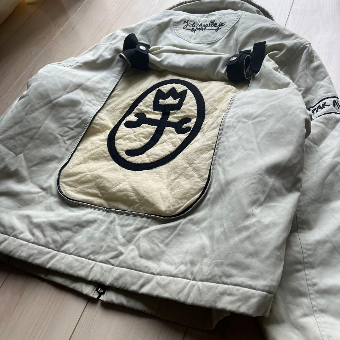 CASTEBAJAC カステルバジャック ダウンコート ジャケット 刺繍　ロゴ