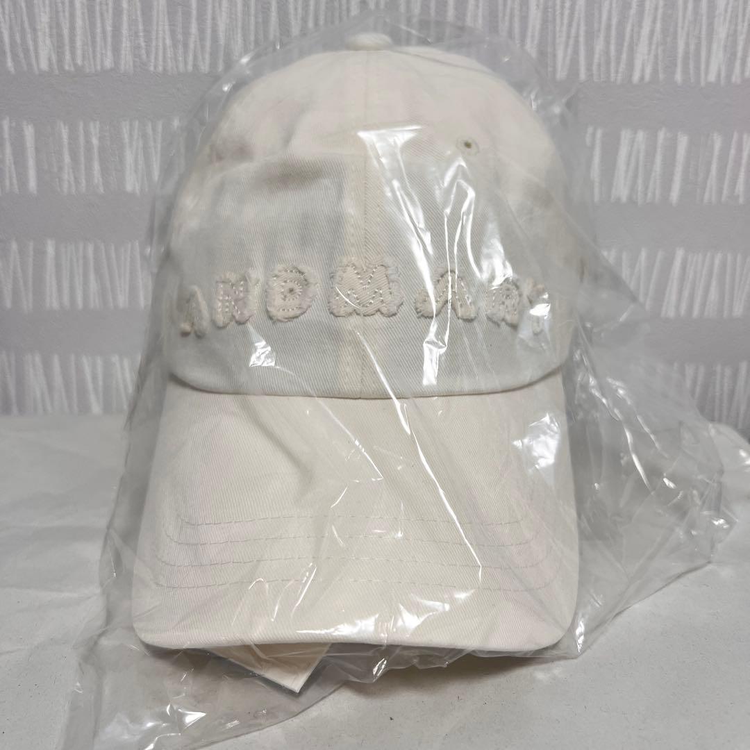 andmary Mary logo cap ivory アンドマリー キャップ