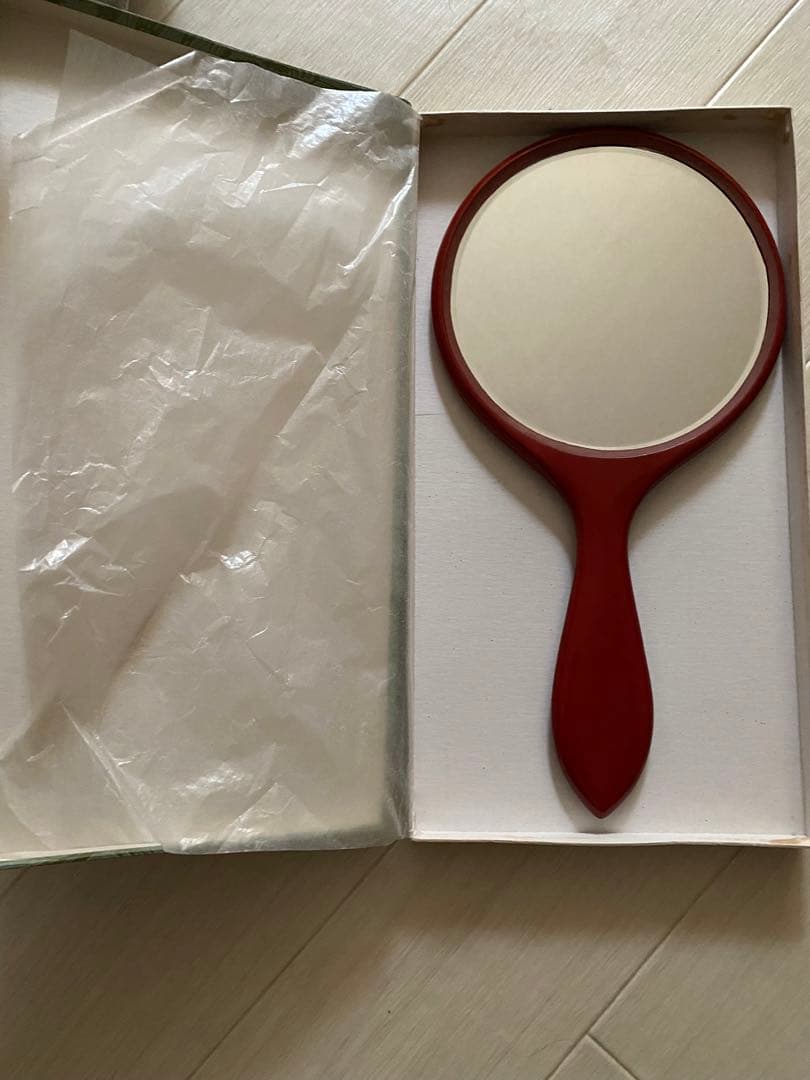 未使用　鎌倉彫　鏡