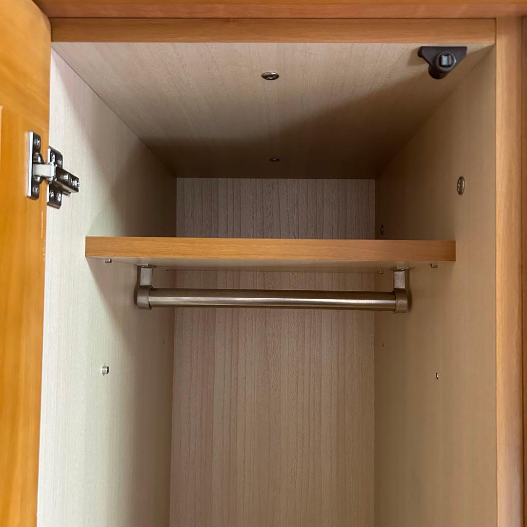 【美品】衣装ダンス クローゼット 木製タンス おしゃれ