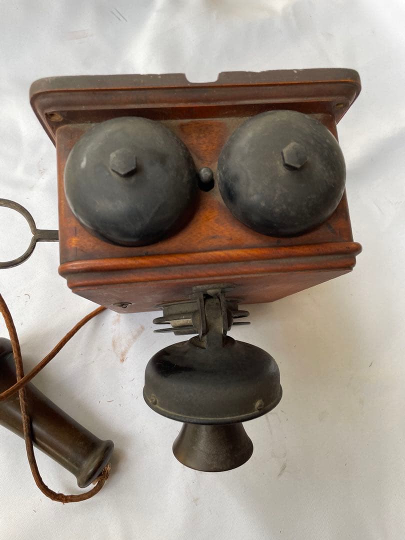 黒電話 昭和電話　東京電気　ダイヤル　昭和レトロ ビンテージ　戦前　大正　古道具