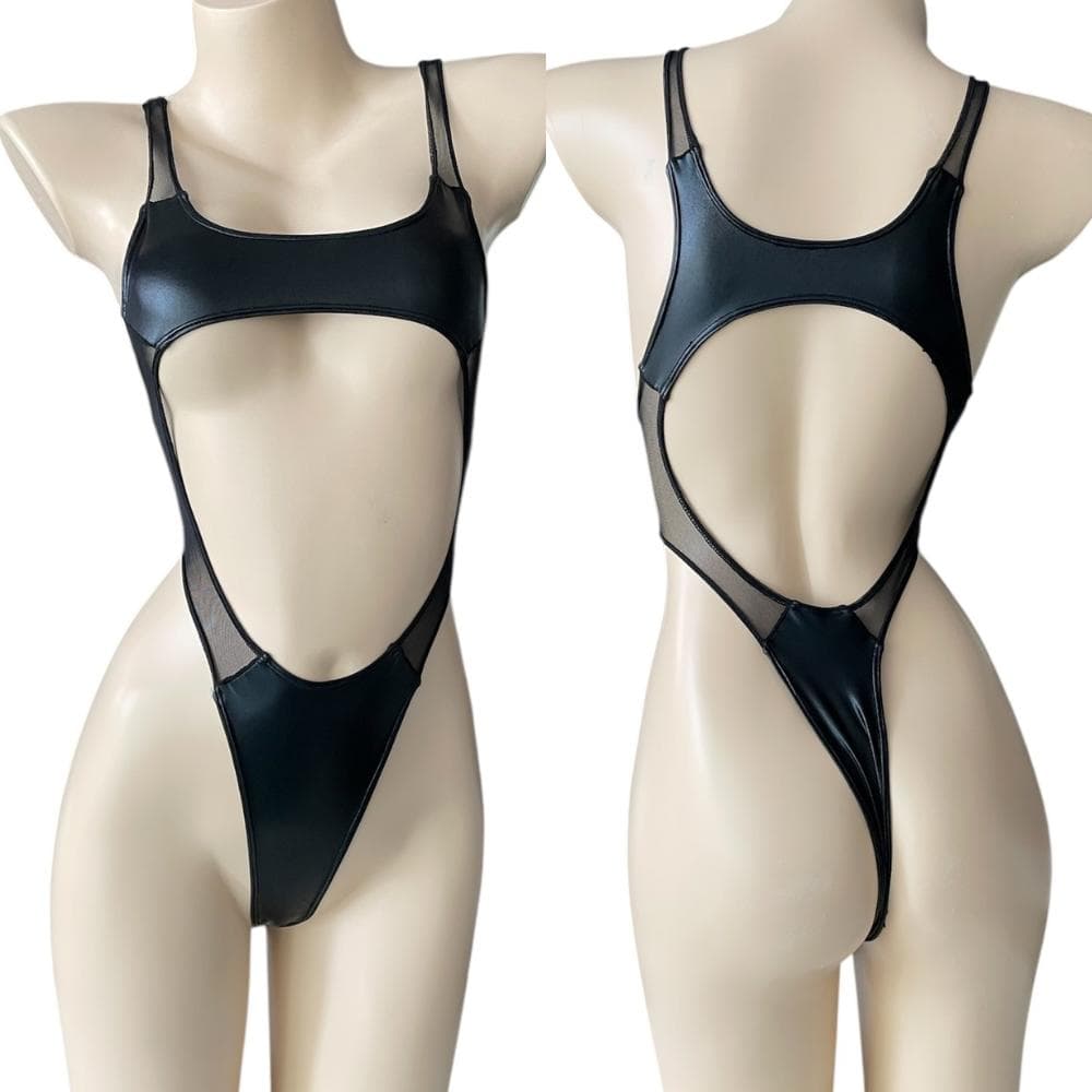 2点まとめ　シアー生地　レオタード