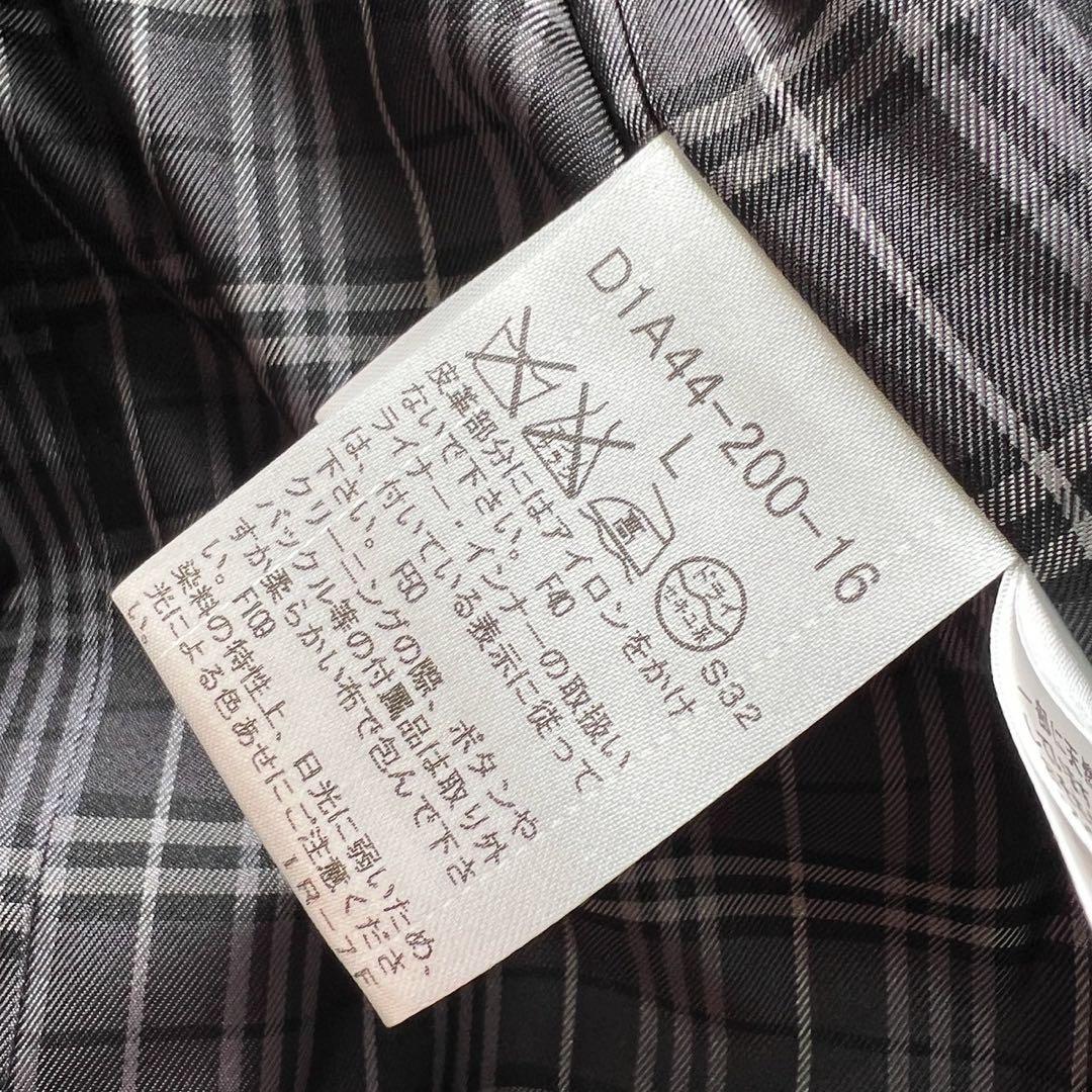 希少デッドストック　バーバリーブラックレーベル　トレンチコート　Lサイズ　赤