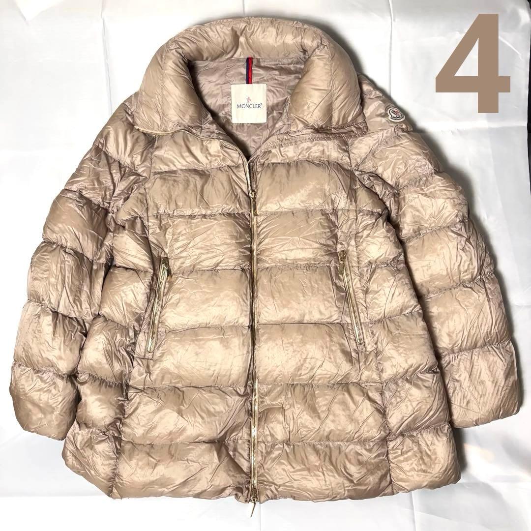 モンクレール トルシー軽量ダウン シャンパンゴールドベージュ サイズ4