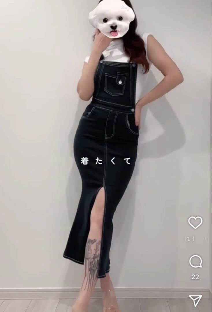 randy サロペット　ワンピース