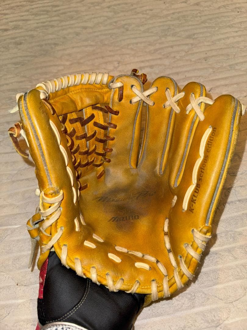 ミズノプロ　硬式グローブ　内野手用　K-KLUB　ボースヒール締め
