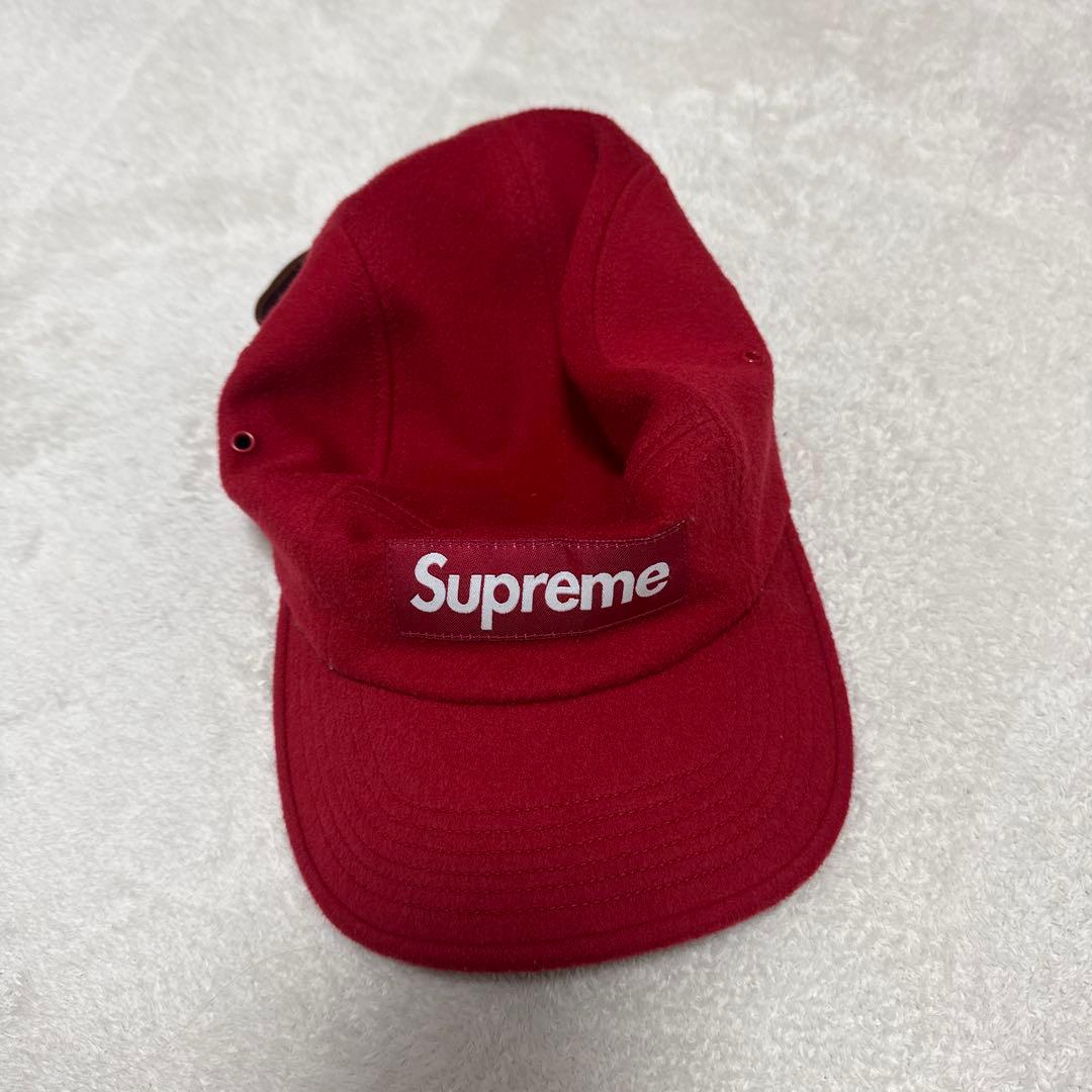 supreme シュプリーム 赤 キャップ 帽子