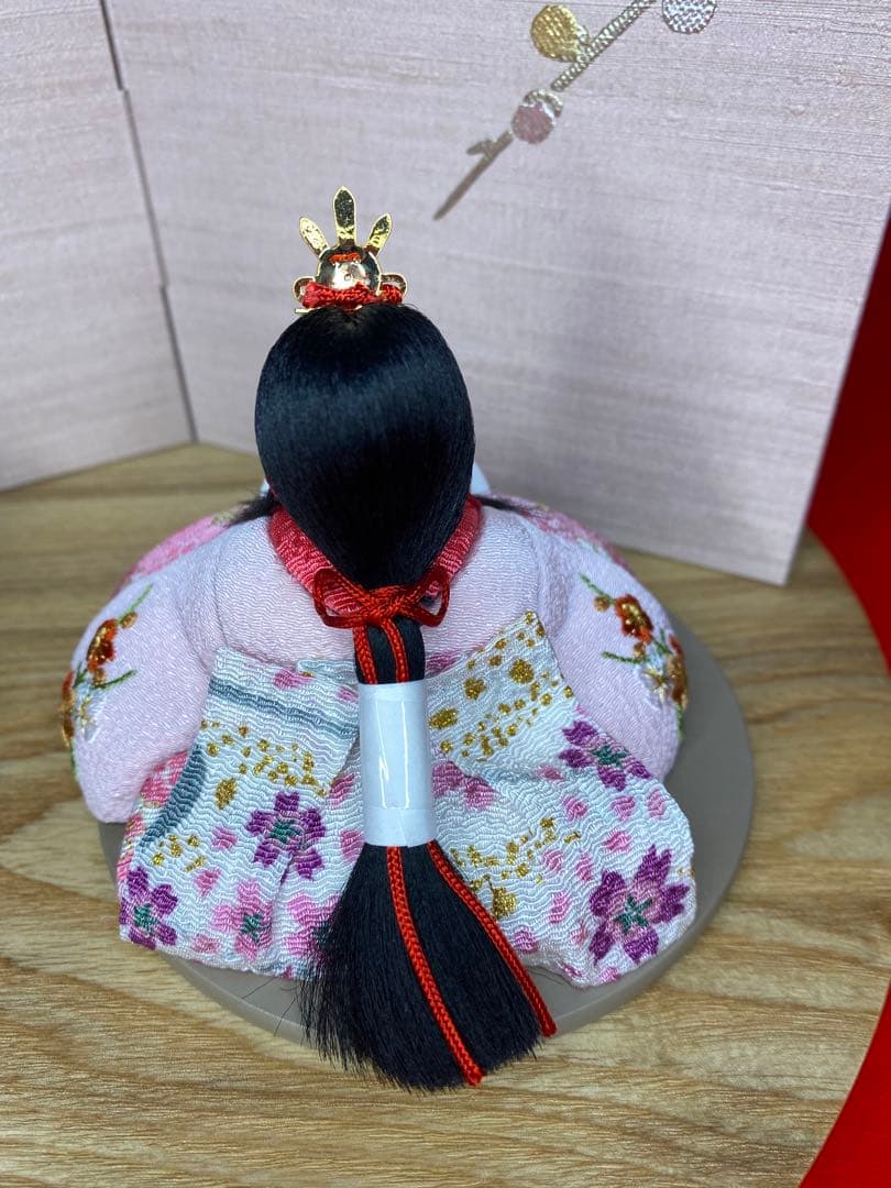 東京久月　木目込人形　ほのか　親王飾り・頭　杉田明十志　原作・木目込　新井久夫