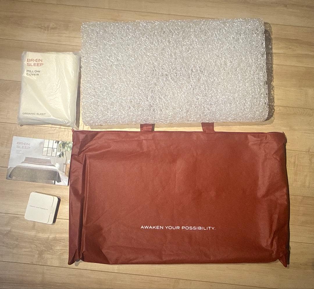 BRAINSLEEP 枕 standard カバー、付き