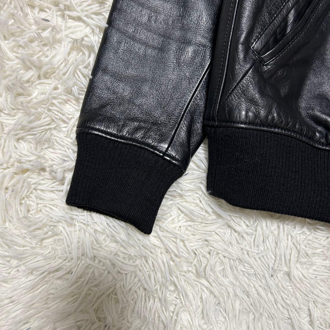 beauty &youth レザージャケット　牛革　ブラック　S