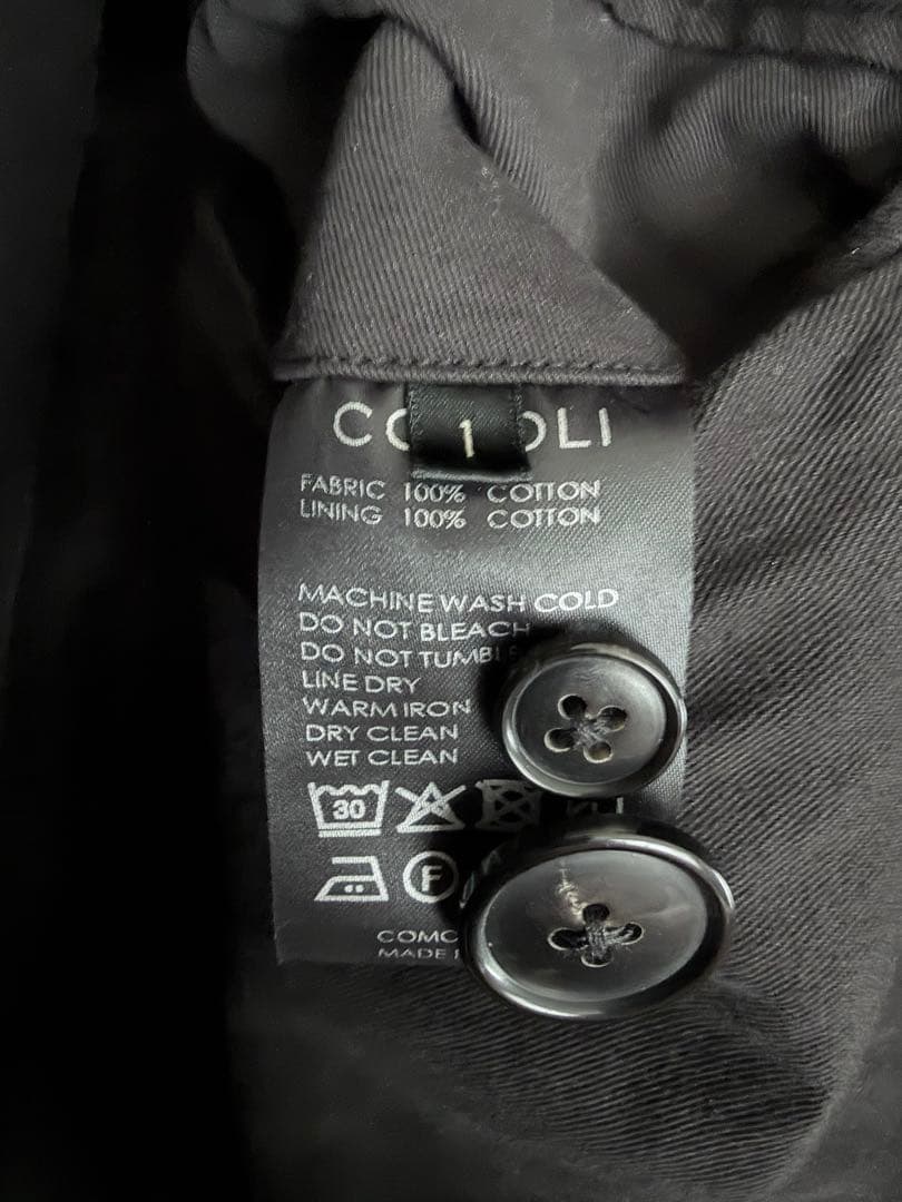 25AW comoli コモリ　製品染　バルカラーコート