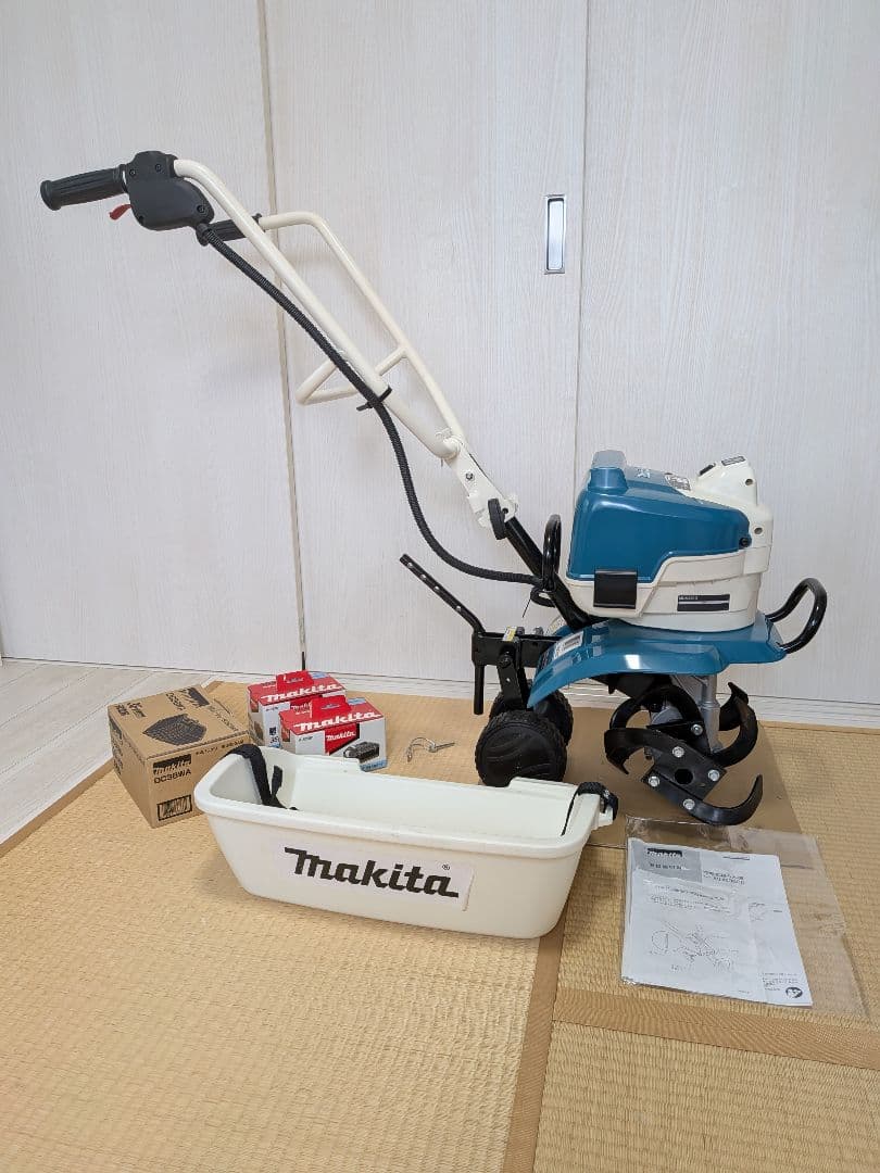 「マキタ MUK 360 DZ」耕運機 バッテリー2コ/充電器/フルセット！！！