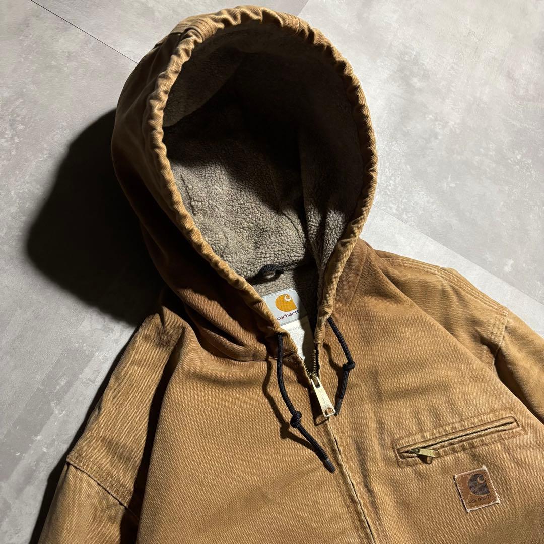 貴重size カーハート carhartt デトロイトジャケット　シエラ　茶色