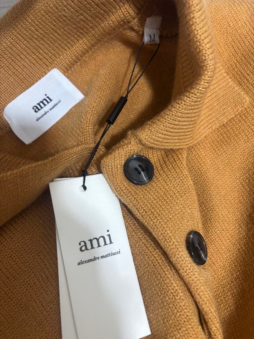【タグ付き】AMI PARIS ポロセーター　Mサイズ