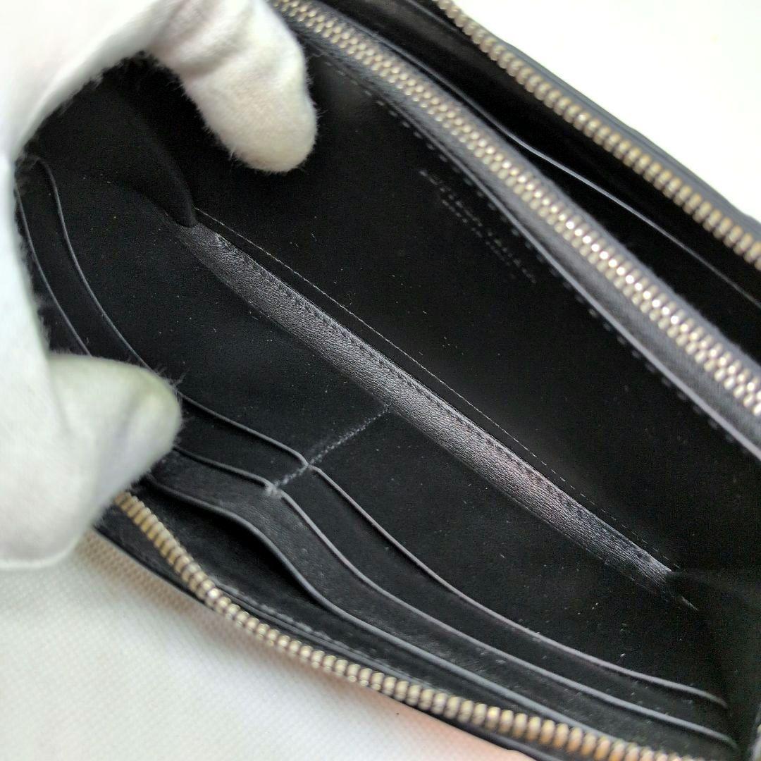 【RFID搭載 近年モデル 美品】ボッテガヴェネタ　イントレチャート　長財布　黒