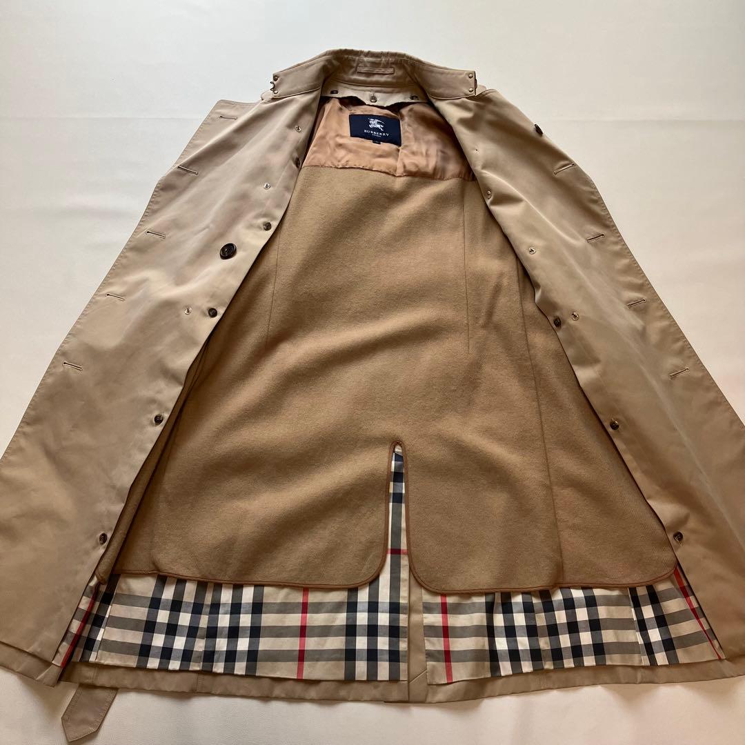 美品 バーバリーロンドン ハニーベージュ トレンチコート 38 丈100