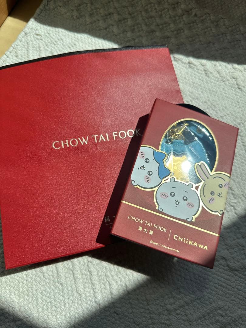 ヨ*ン様 ちいかわハチワレ　CHOW TAI FOOK周大福Chiikawa キ