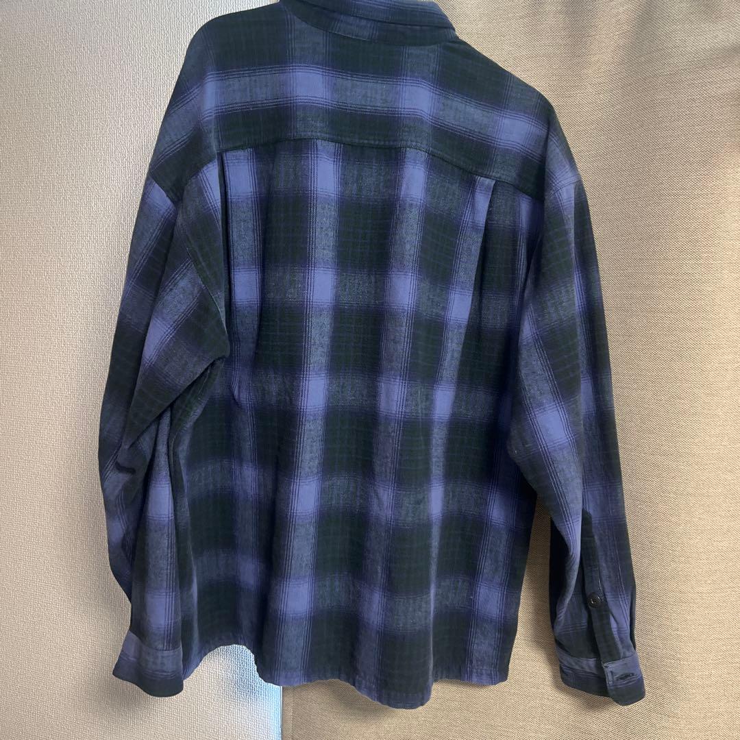 パタゴニア オンブレ ヘビーフランネルシャツ ポルトガル製 L