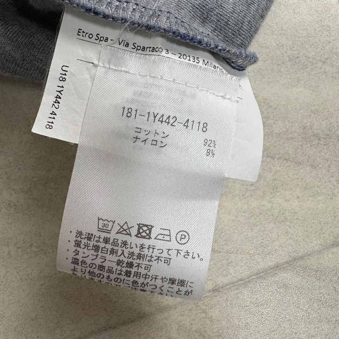 ETRO エトロ ブルゾン ジャケット ペイズリー ドライバーズ 青