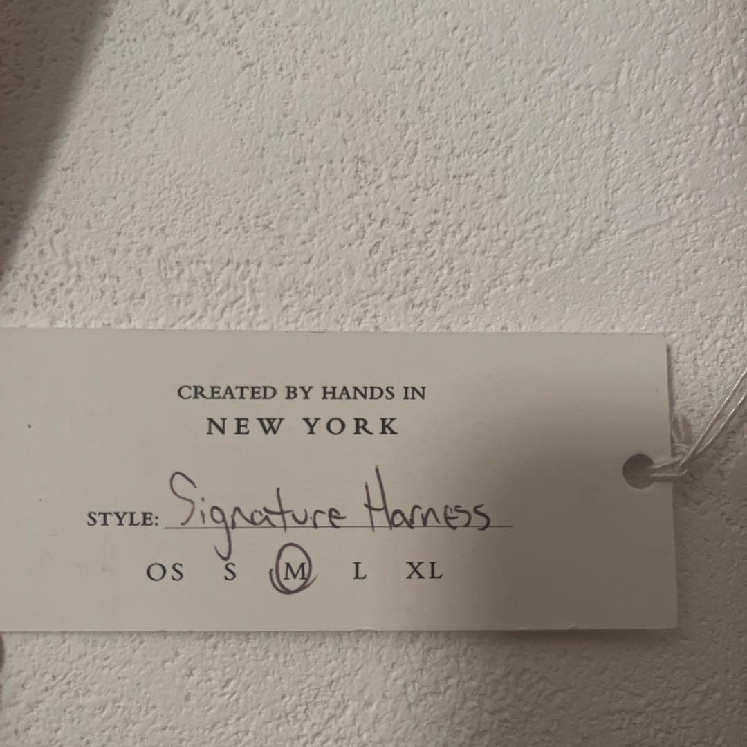 ZANA BAYNE 赤　ザナベインレザー ハーネス　Mサイズ　コムデギャルソン