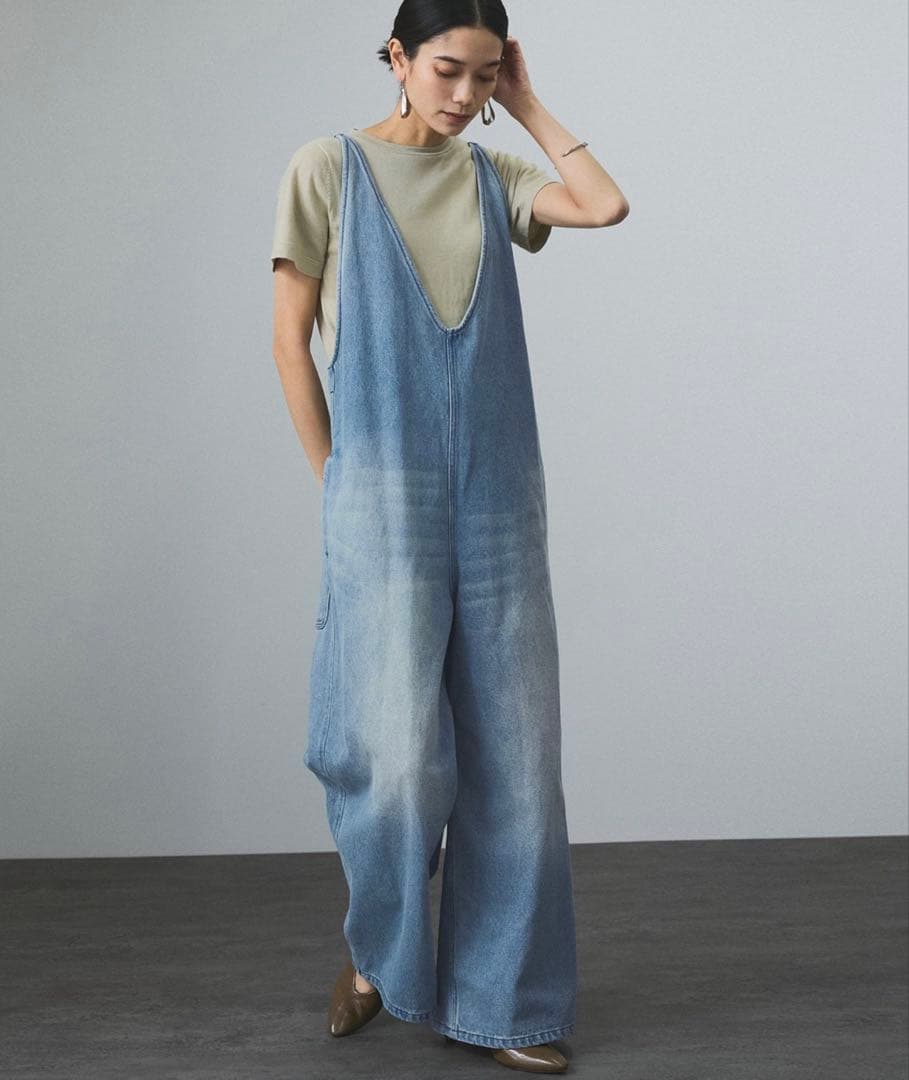 【WEB限定】デニムサロペット