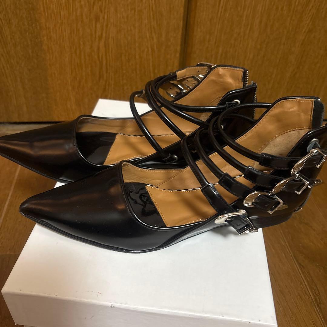 値下げ☆TOGA ブラック ハイヒール ポインテッドトゥ