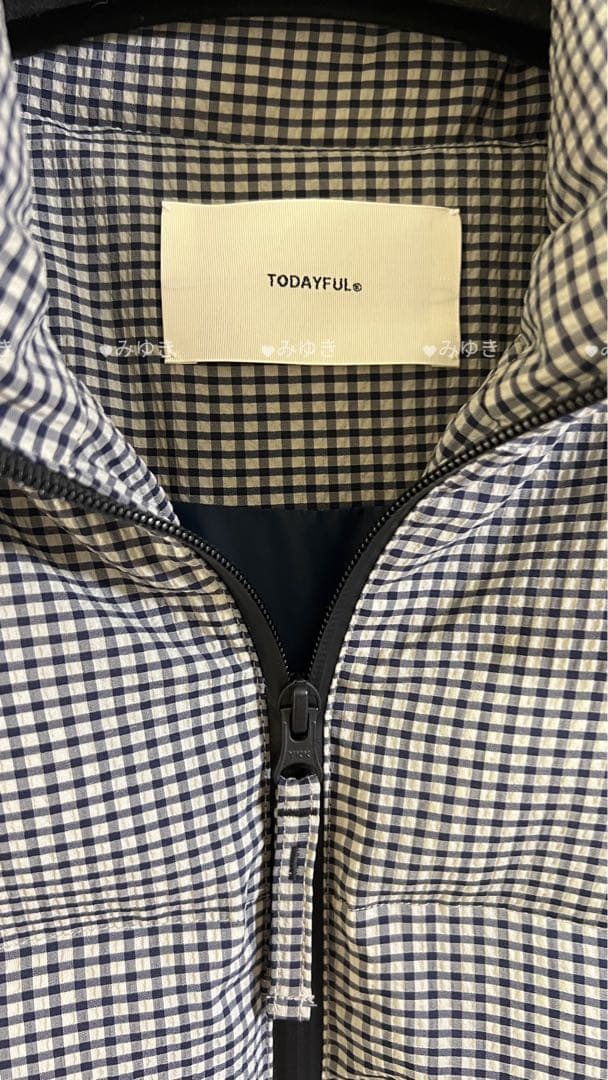 正規品TODAYFUL Check Dawn Jacket 38当日発送