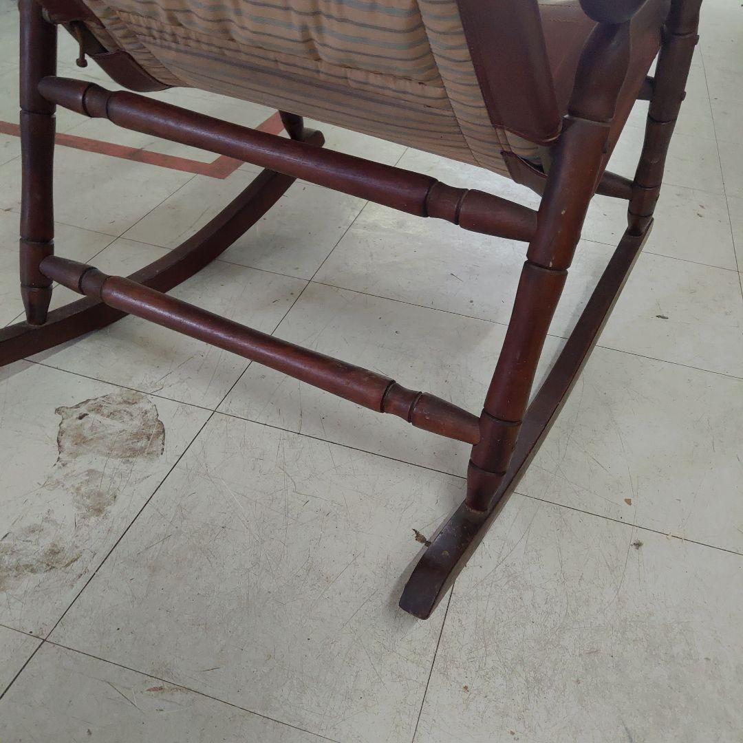 vintage ロッキングチェアー leather シート