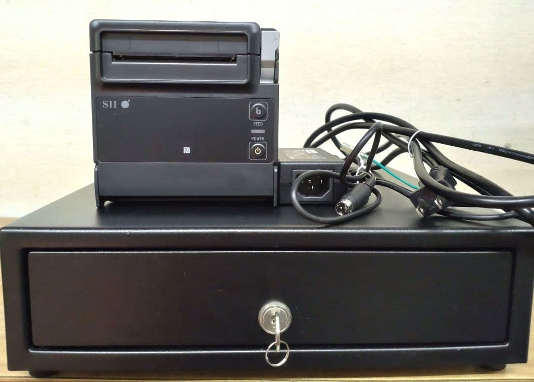 エアレジ対応「SSI」 レシートプリンター RP-F10＆レジドロアセット