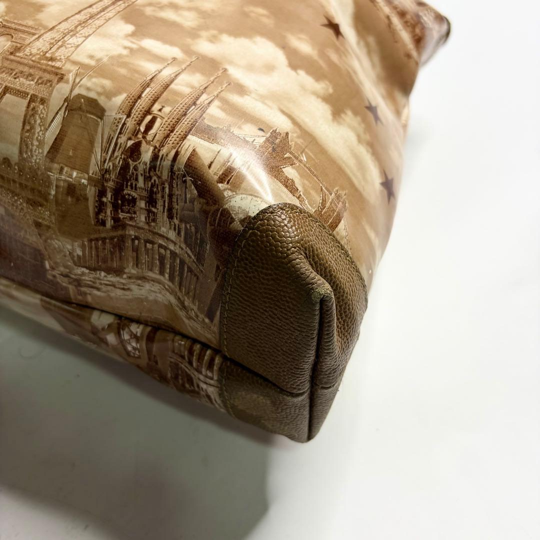 JEAN PAUL GAULTIER ゴルチエ ランドマーク柄 トートバッグ