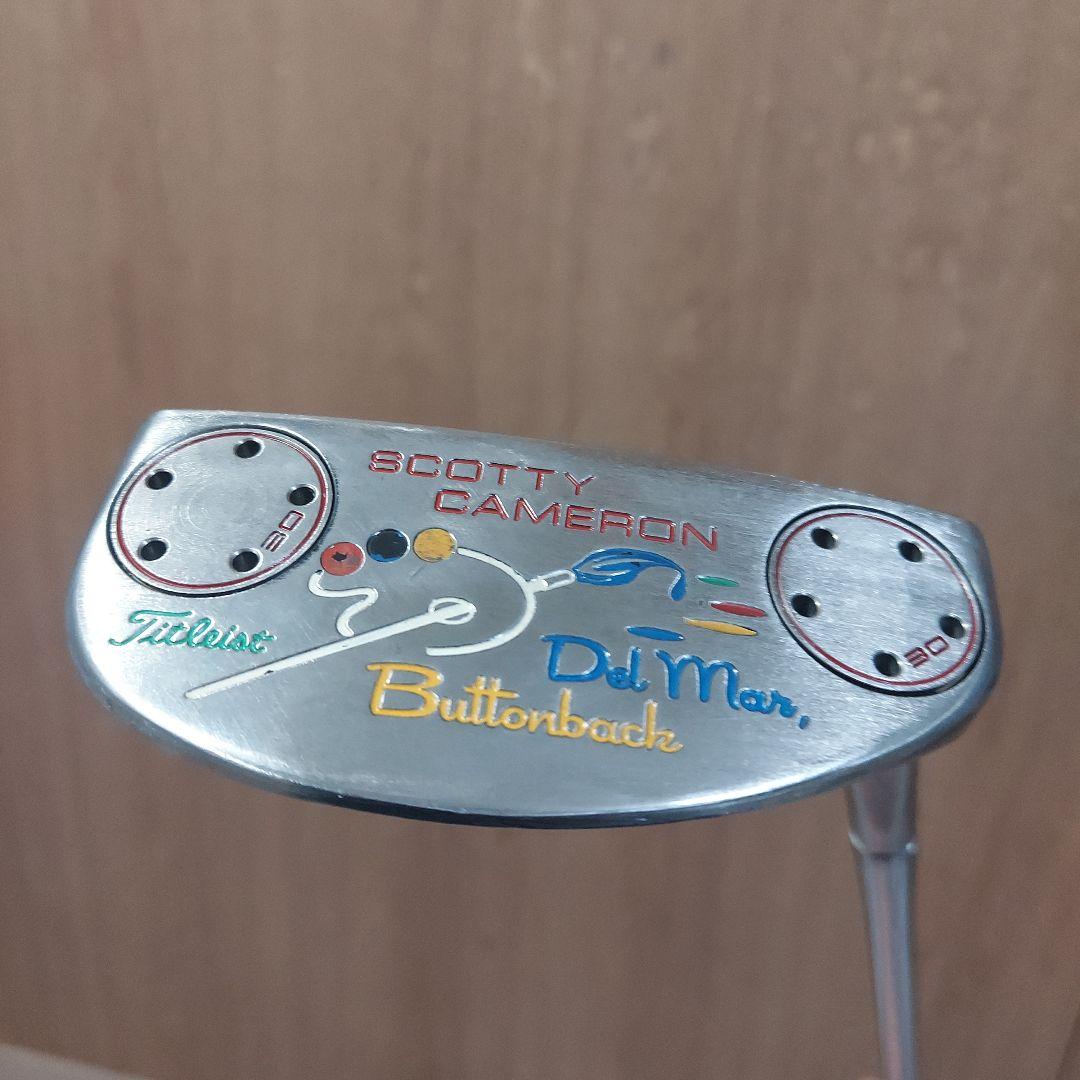 SCOTTY CAMERON ボタンバックデルマー カスタムカバー付 希少 レア