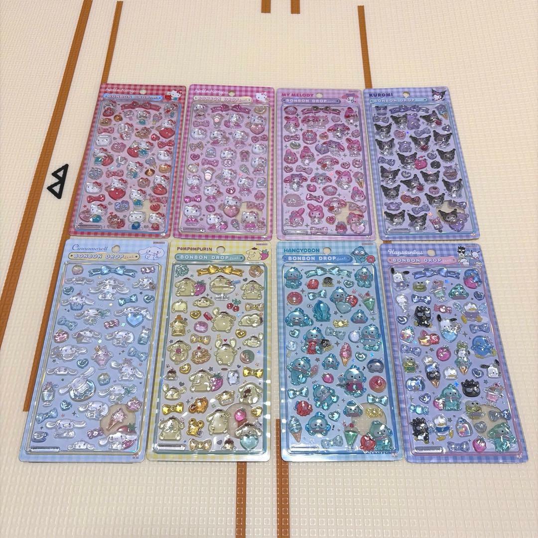 【正規品】ボンボンドロップシール　サンリオ　第二弾　8種