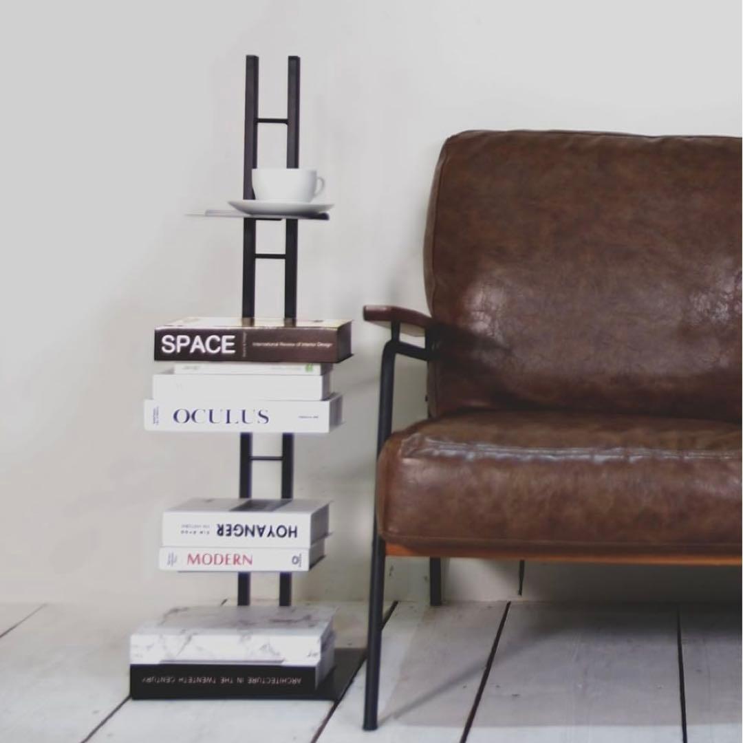 ルネセイコウ タワーシェルフ ブックタワー 4段