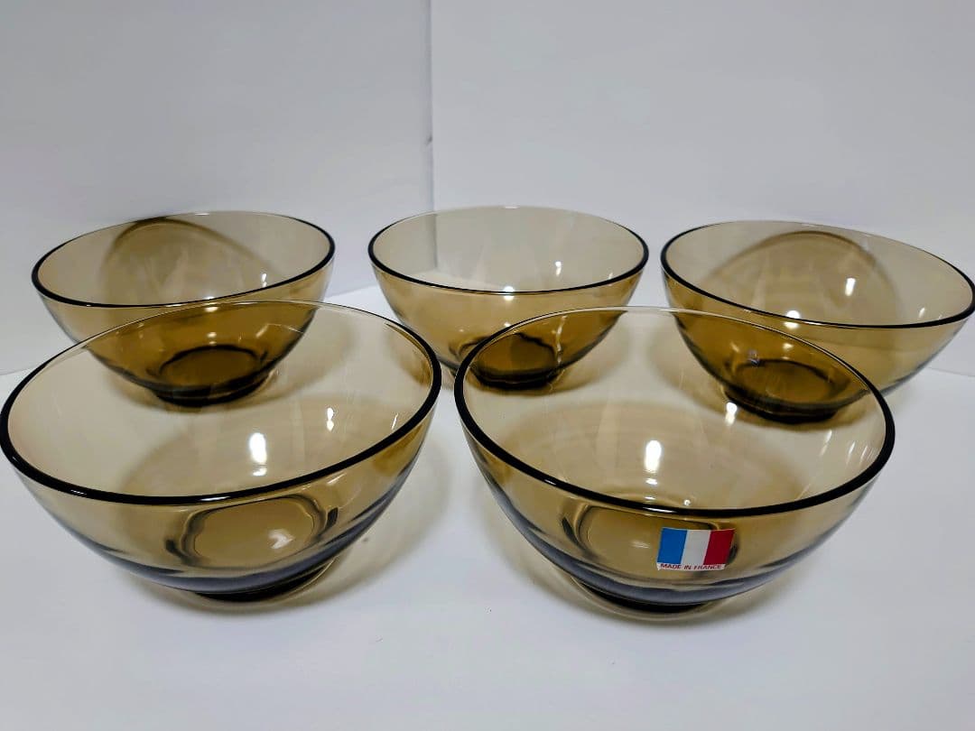 リュミナルク　サラダボール　5個　フランス製