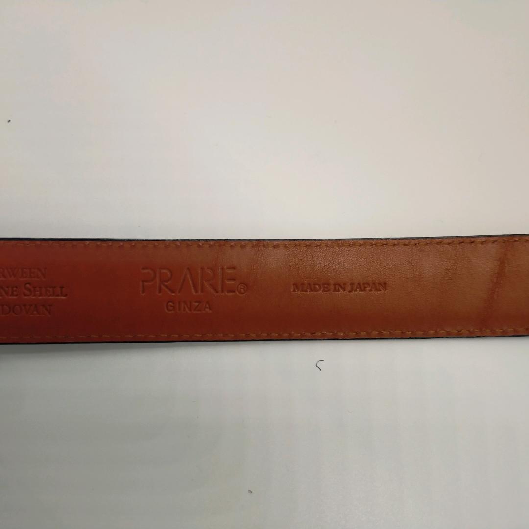 cra様限定　プレリーギンザ　ホーウィン社　コードバン　ベルト　黒　L