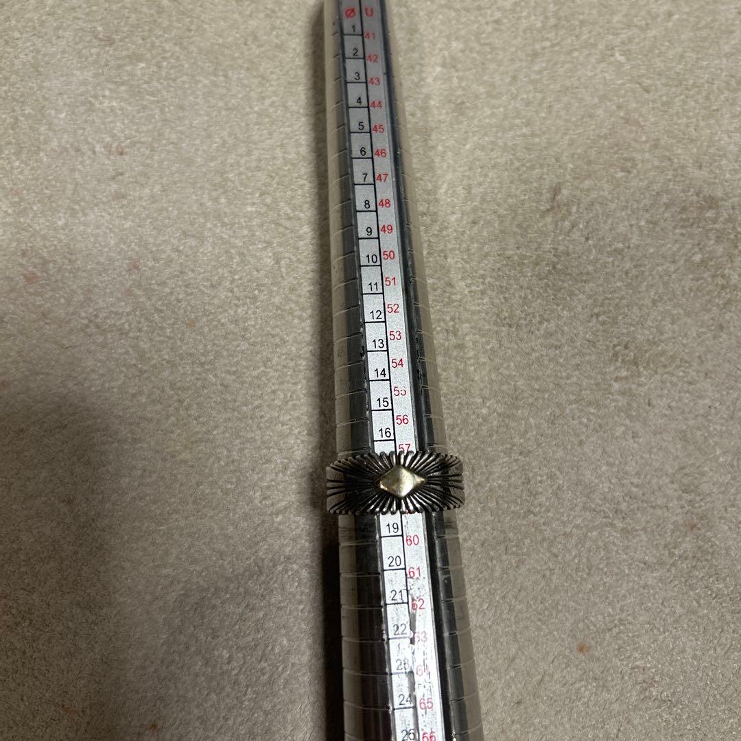 三日月パットベドニー K14 サンバースト リング 18号