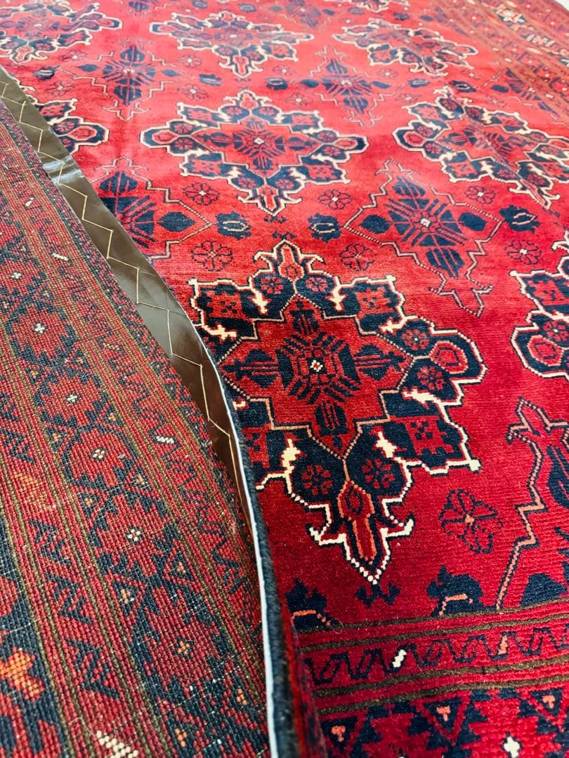 高品質 エルサリ 手織り Khal Mohammadi ラグ