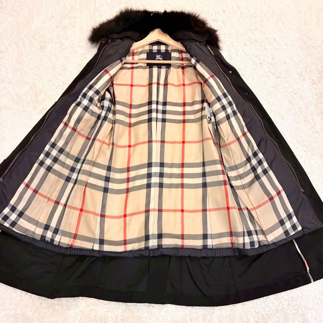 バーバリーロンドン トレンチコート ダウンライナー 4way フォックスファー