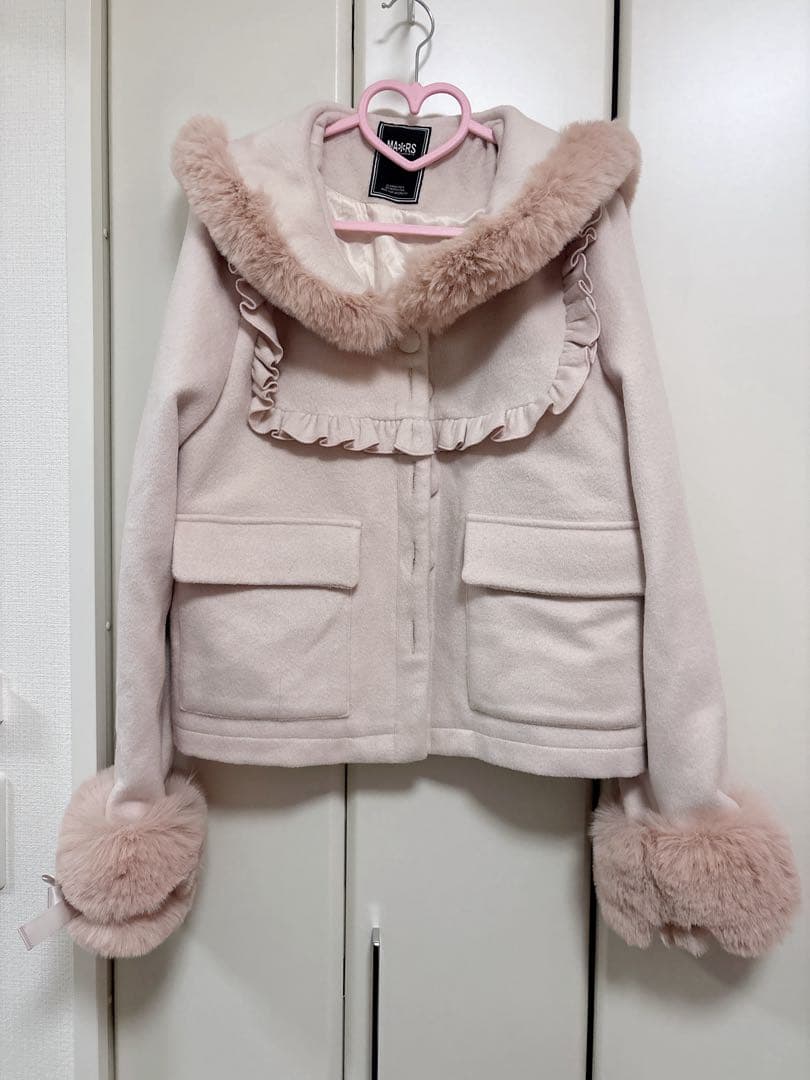 MARS レースアップセーラー襟 ショートコート さきまるちゃんコラボ