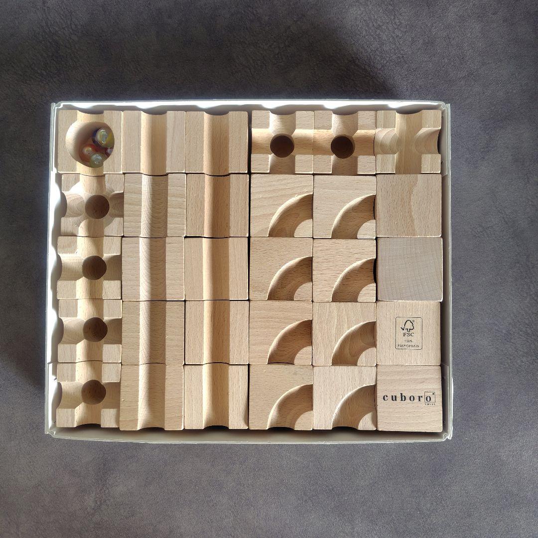 cuboro basis 30個の木製ピース　キュボロベイシス