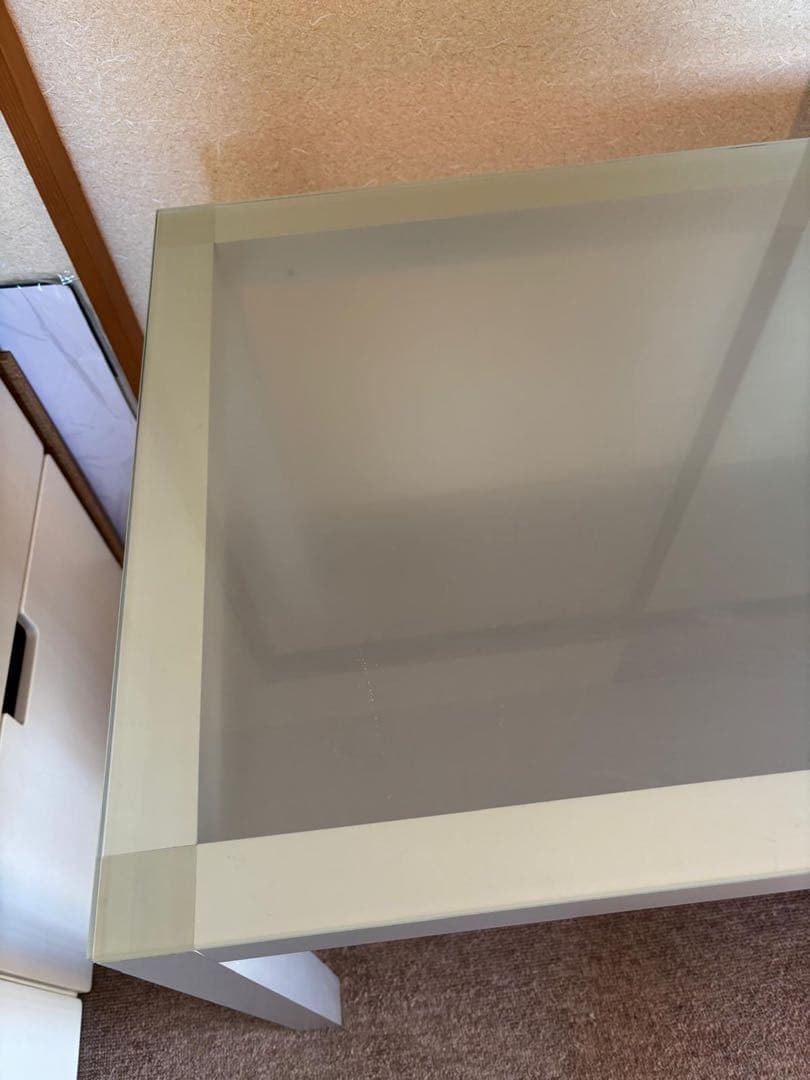 【廃盤・レア】MUJI 無印良品　ガラストップ　テーブル