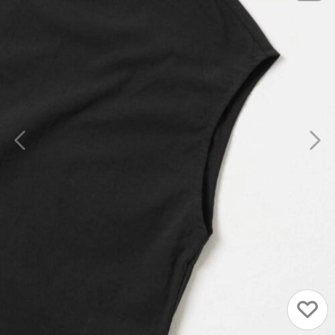 コットンスクエアポンチョシャツ　ブラック　かぐれ