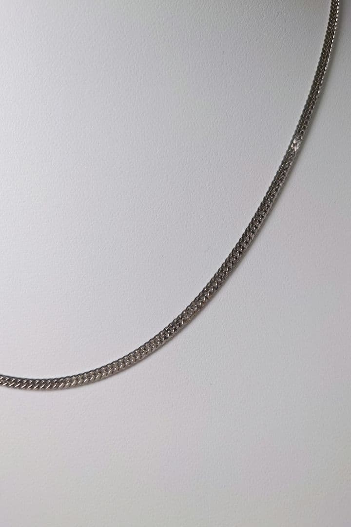 Pt喜平6面ダブルネックレス Ptチェーン プラチナネックレス