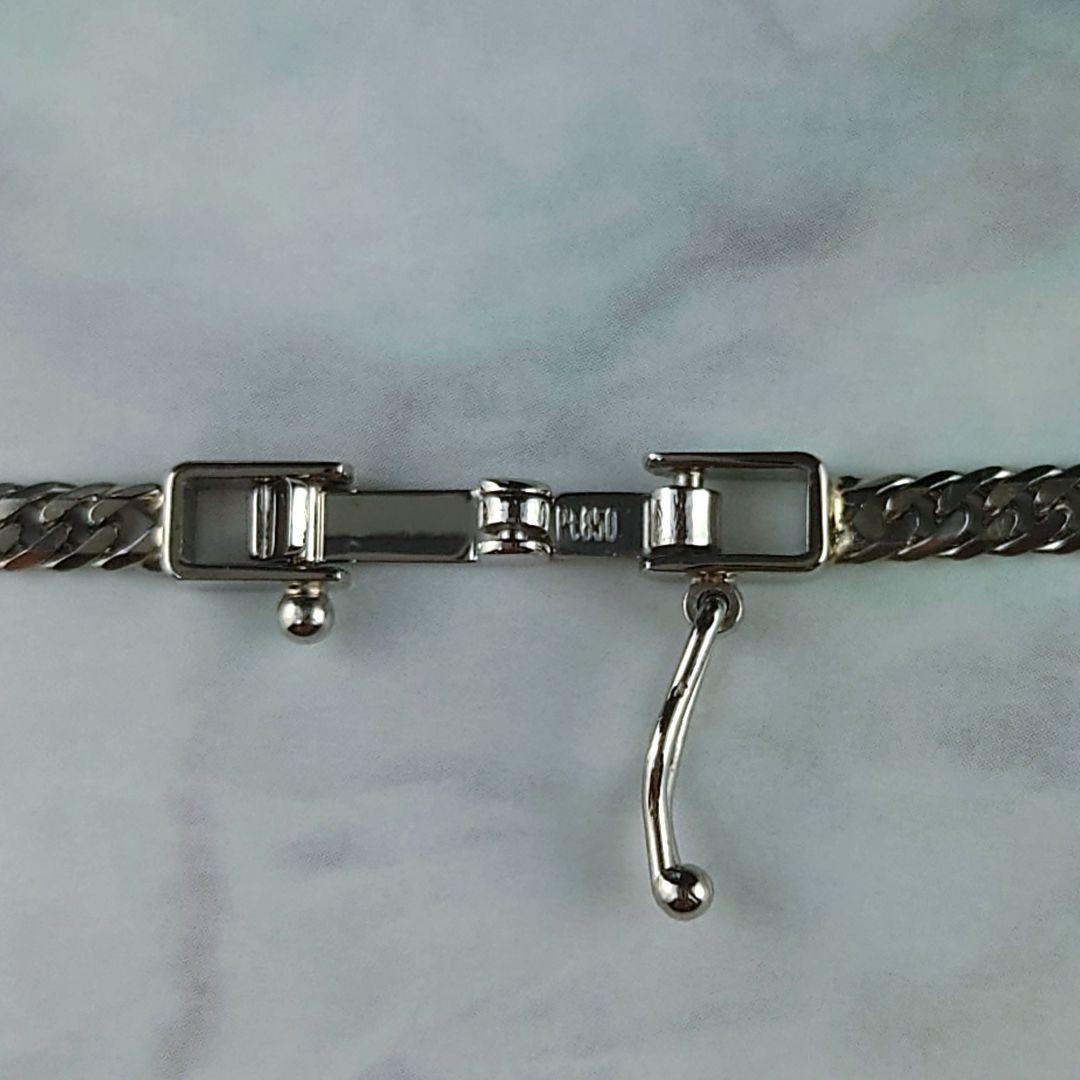 Pt喜平6面ダブルネックレス Ptチェーン プラチナネックレス