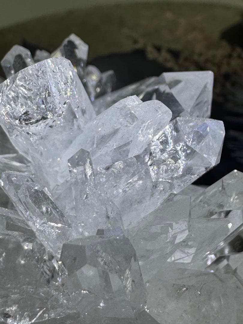 菊花水晶クラスター　ロゼッタ　ロゼット様